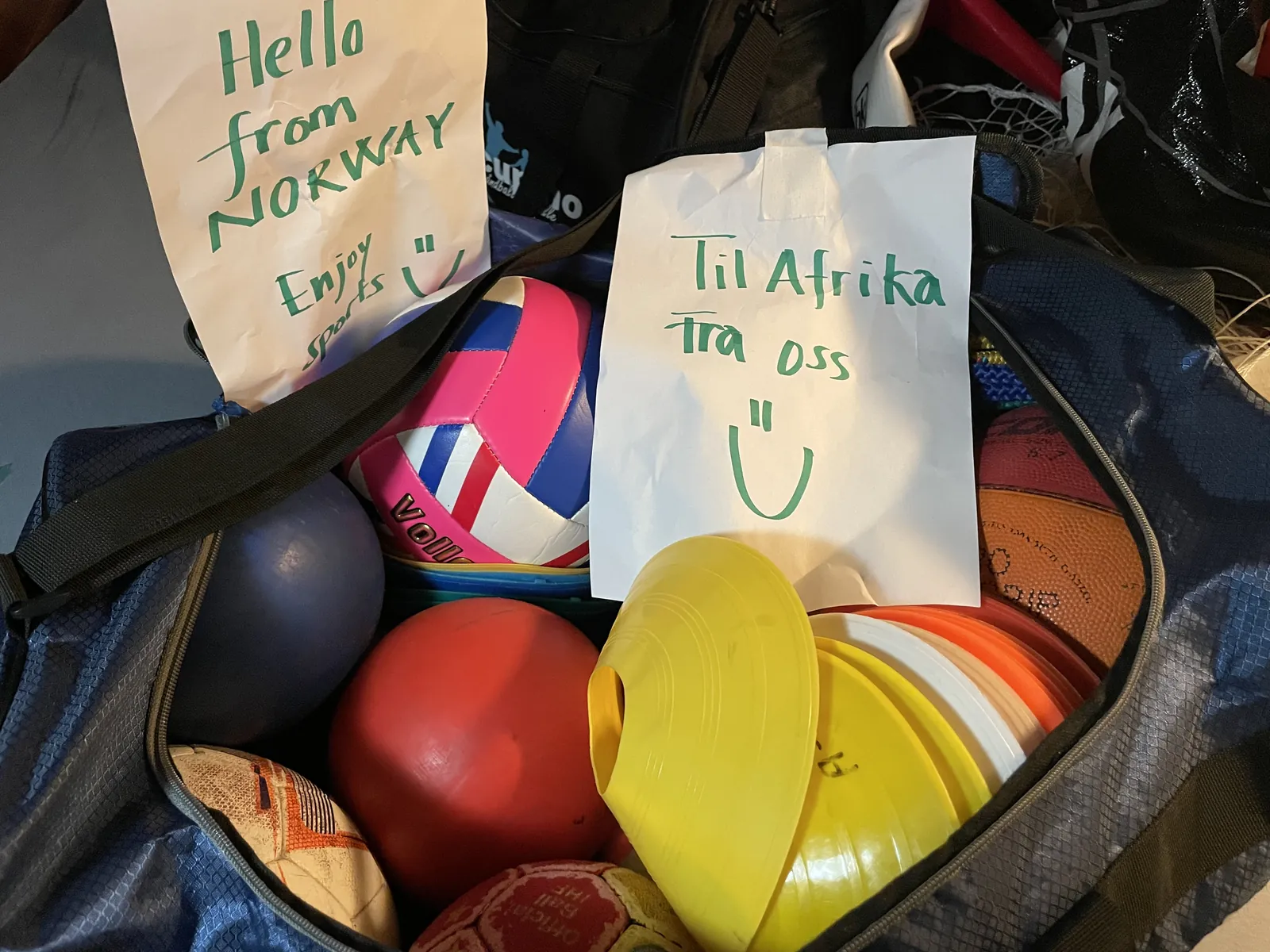 Odin lastes med donasjoner
